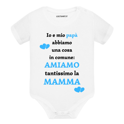 Body neonato manica corta e - body,