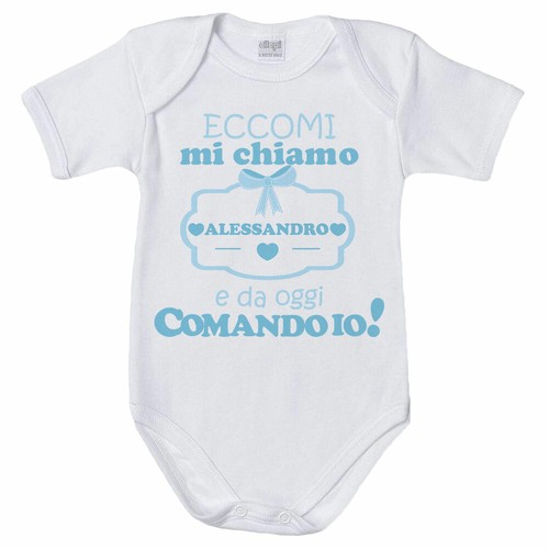 Body neonato personalizzato