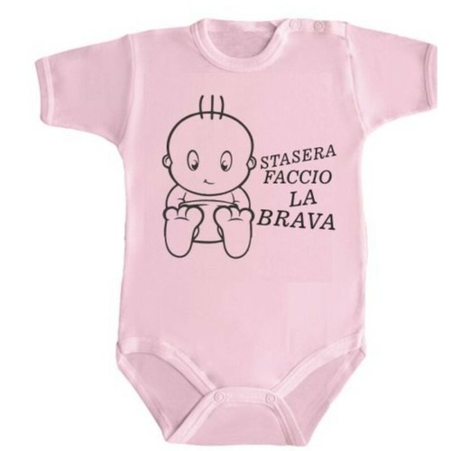 Body neonato bimba stasera - body,