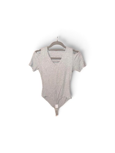 Body grigio maniche corte made