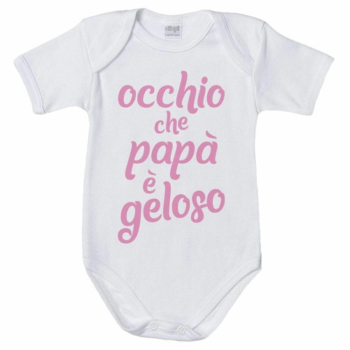 Body neonata occhio che - , papà